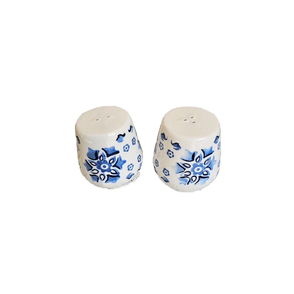 Target Opalhouse Blue And White Floral Salt And Pepper Shakers French Country